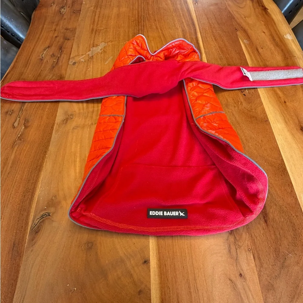 Eddie Bauer Reversible Quilted Dog Puffer‎ - Large, NWOT’s
